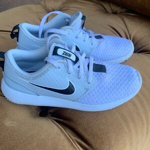 Nike White and Black Athletic Shoes